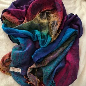 Rainbow Pashmina - Perfect Condition